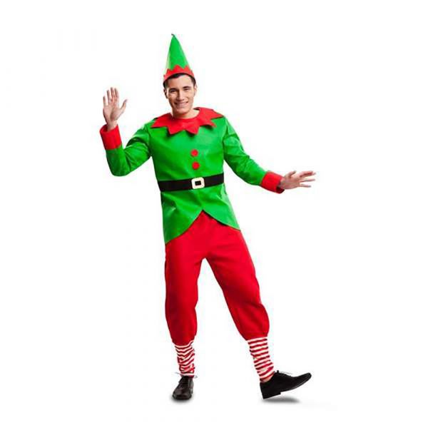 Viving Costumes Elf Disfarce Homem Verde S