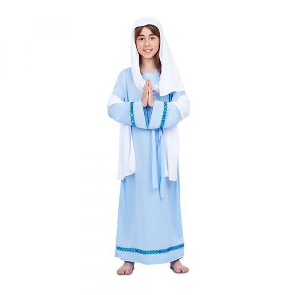 Viving Costumes Virgin Mary Disfarce Junior Azul 5-6 Anos