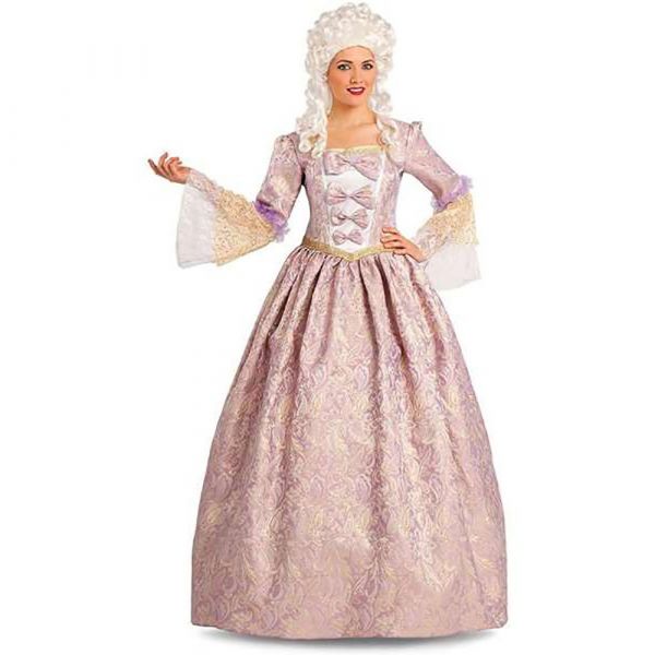 Viving Costumes Versailles Disfarce Mulher Rosa M-L