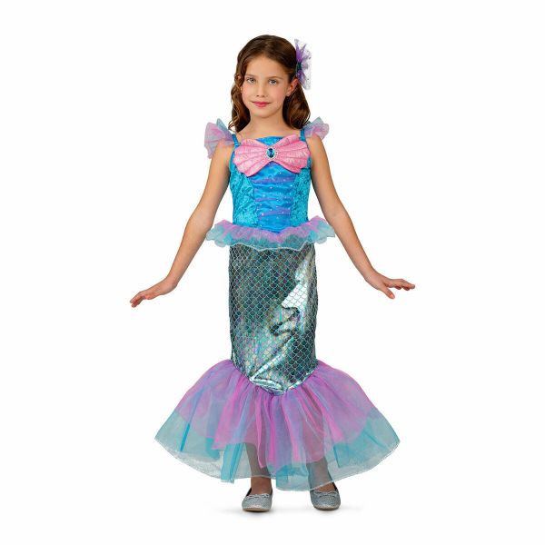 Mom Fato De Sereia Bela 5-6 Anos Multicolor