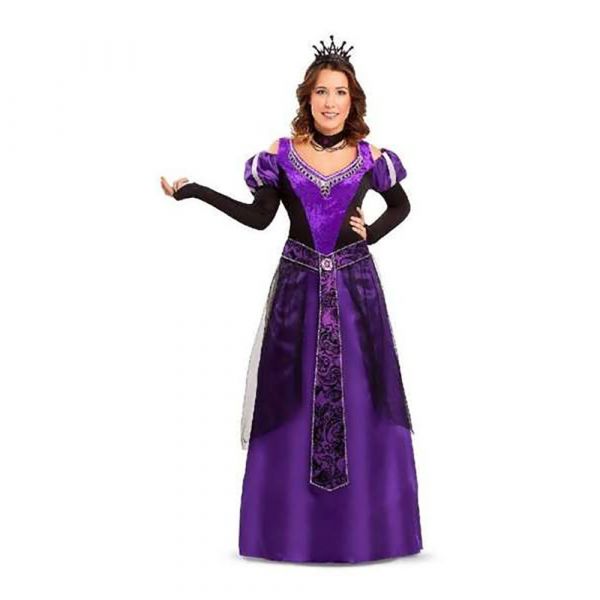 Viving Costumes Medieval Queen Disfarce Roxo XL