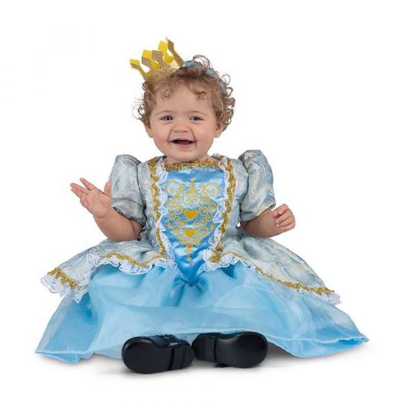 Viving Costumes Fairytale Princess Disfarce Junior Azul 24 Months-3 Anos