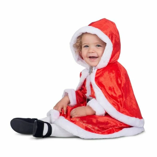 Viving Costumes Christmas Monada Dressed In Wings And Hood Costume Vermelho 12-24 Meses
