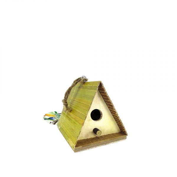 Mister Zoo Ninho Madeira Passaro 13x12x14cm 13x12x14cm - 50290