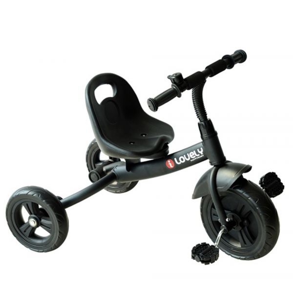 HomCom Triciclo Preto 18m+ - 8435428720193