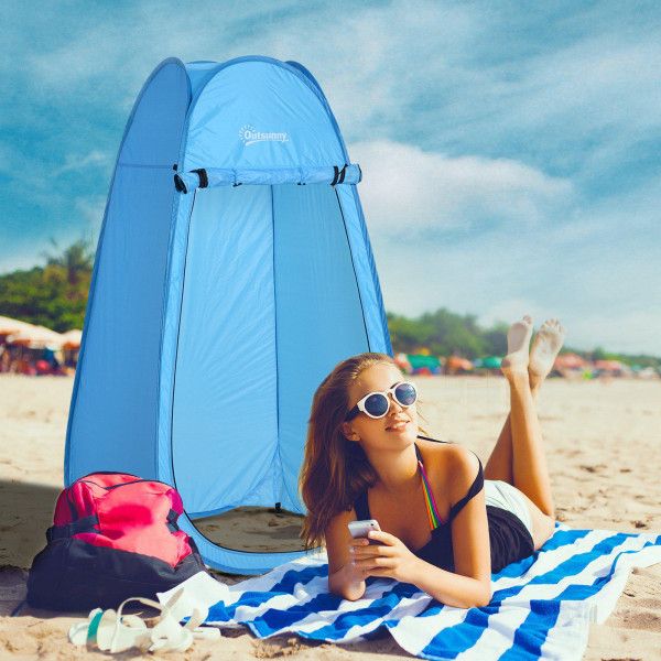 Outssuny Tenda Chuveiro / Banheiro p/ Camping - 100x100x185Cm - M3217