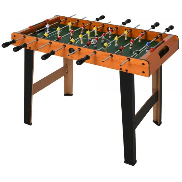 Homcom Mesa de Matraquilhos com 22 jogadores incluídos 84,5x40x61,2 cm Madeira e Preto