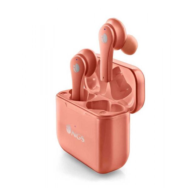 NGS Auriculares Bluetooth Ártica Bloom Coral
