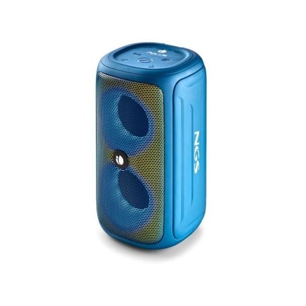 NGS Roller Beast Azure Altifalante Portátil Bluetooth RGB 32W Resistente à Água IPX5