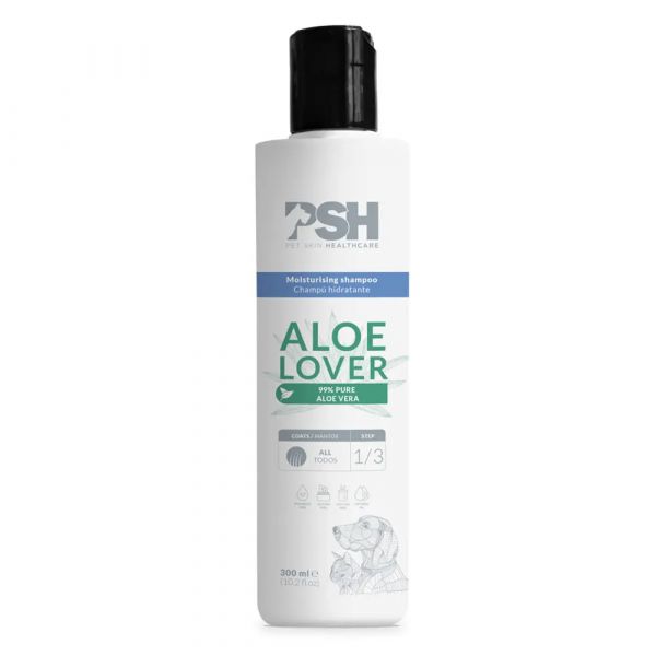 PSH Shampoo Aloe Lover para Cães e Gatos 300 ml
