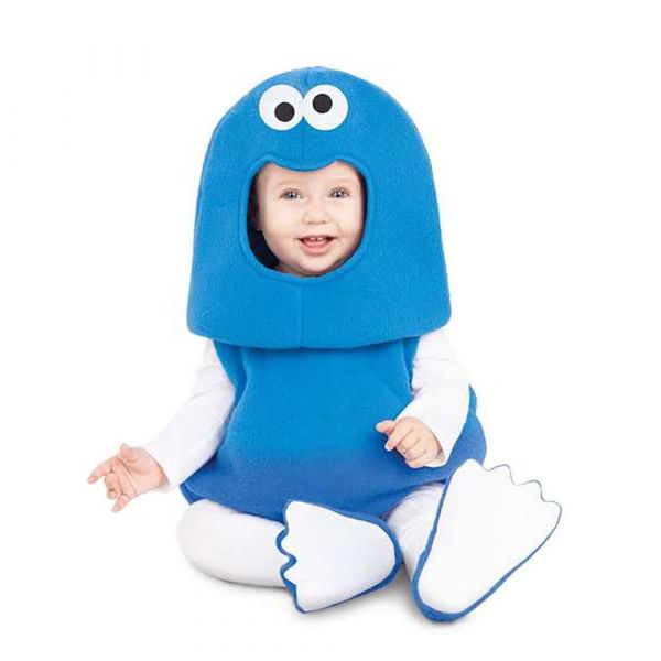 Viving Costumes Balloon Cookie Monster Disfarce Bebé Azul 0-6 Meses
