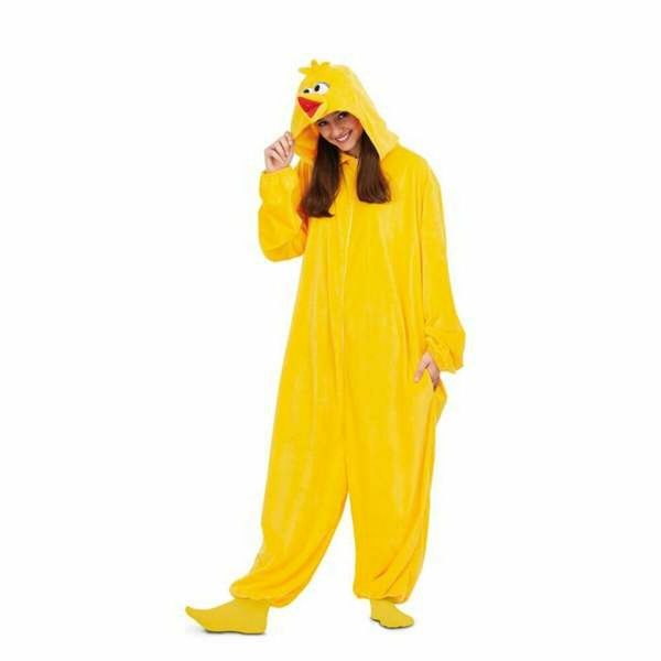 Viving Costumes Caponata Chicken Pajamas Disfarce Amarelo XS