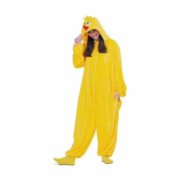 Viving Costumes Caponata Chicken Pajamas Disfarce Amarelo M-L