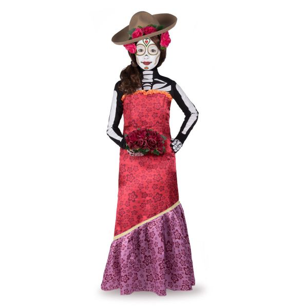 Viving Costumes Cassandra Disfarce Menina Rosa 5-6 Anos