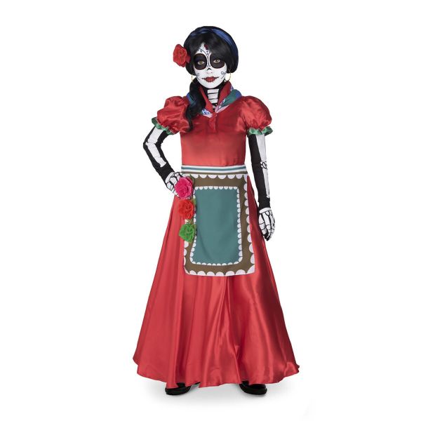 Viving Costumes Beautiful Rose Disfarce Junior Vermelho 7-9 Anos