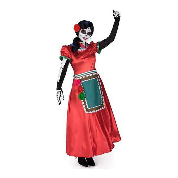 Viving Costumes Beautiful Rose Disfarce Vermelho XS-2XS