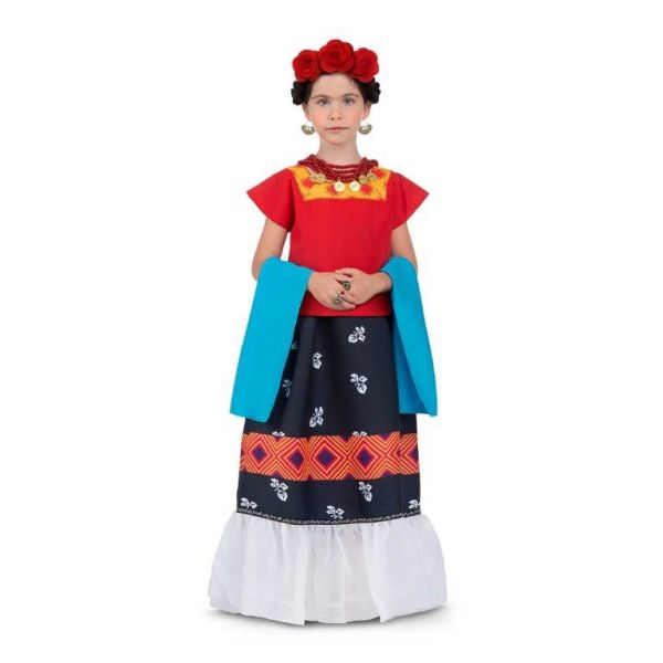 Mom Fato Menina Frida Kahlo 3-4 Anos 1 Un.