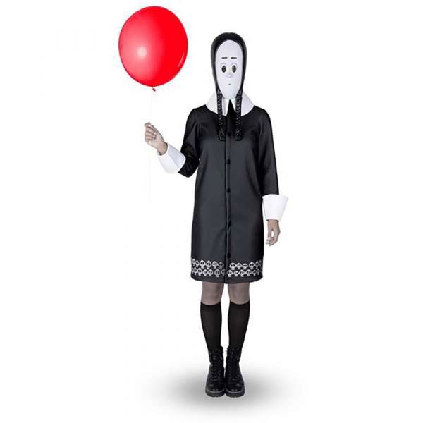 Viving Costumes Wednesday Addams Disfarce Preto M-L