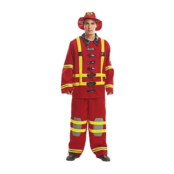 MOM Fun Company Fantasia de Bombeiro 3XL Red / Yellow