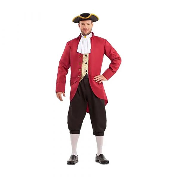MOM Fun Company Traje Colonial 2XL Red