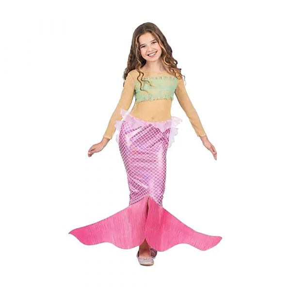 MOM Fun Company Fantasia de Vestido de Sereia 10-12 Anos
