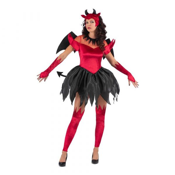 Mom Fantasia De Mulher Diabo S Red / Black