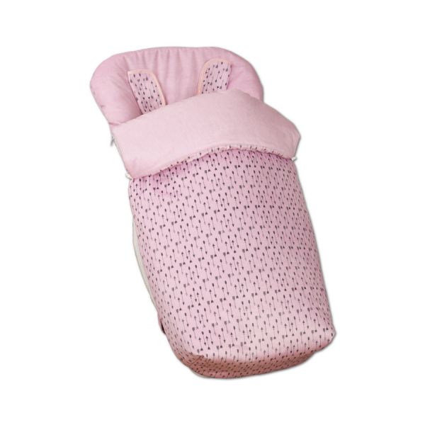 Babyline Saco para Carrinho com Luvas Arrow Rosa