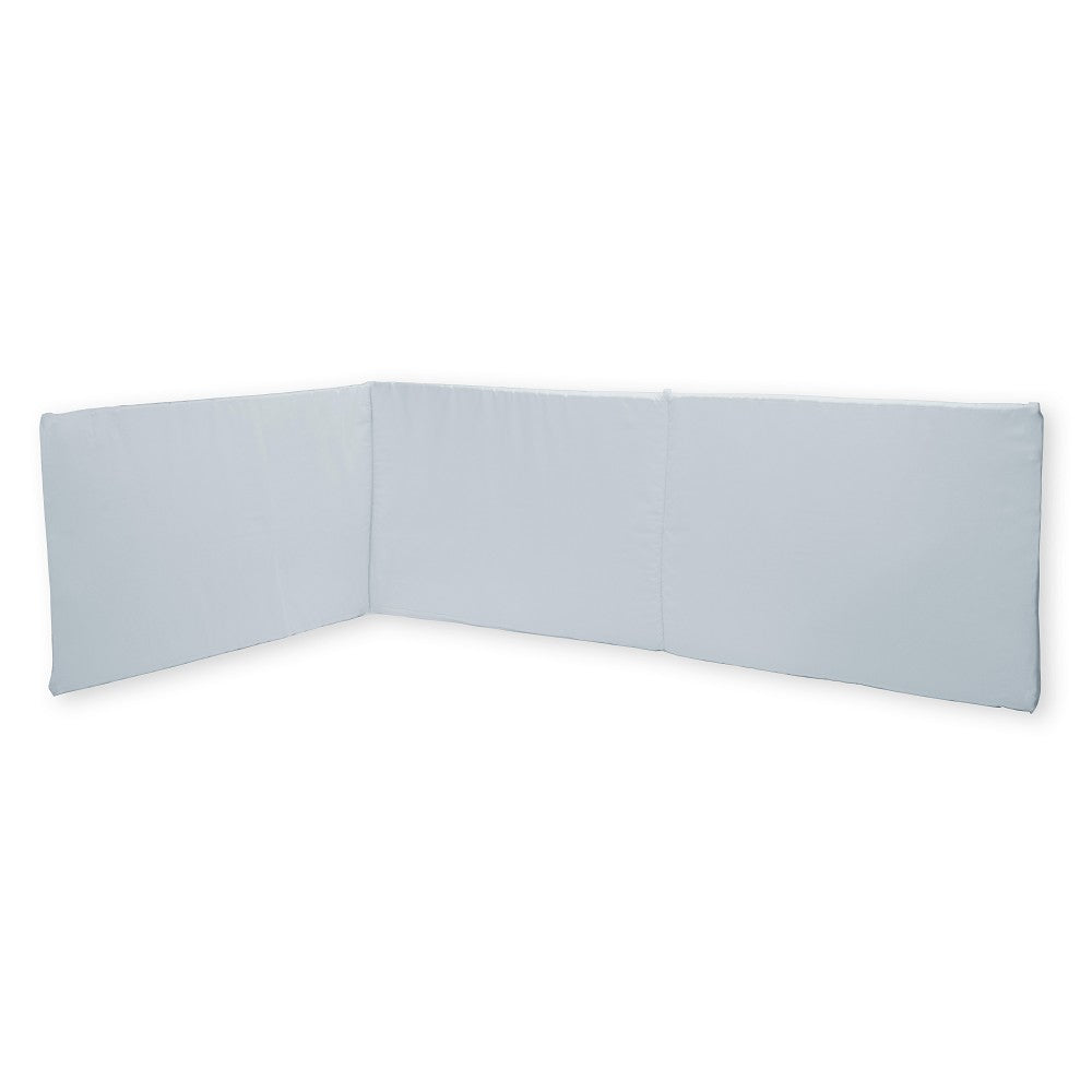 Protetor De Cama 40X185 Algodão Não Amovivel Cor Unico Azul Interbaby