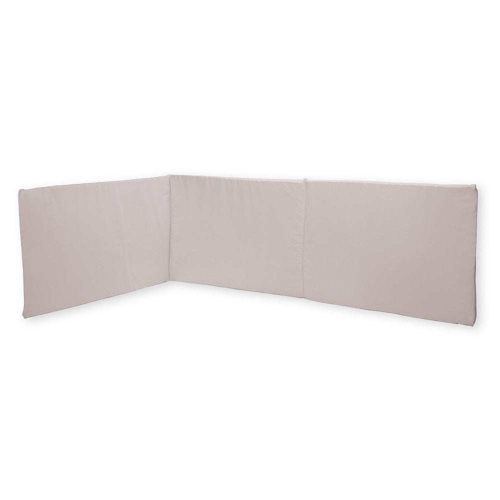 Protetor De Cama 40X185 Algodão Não Amovivel Cor Unico Rosa Interbaby
