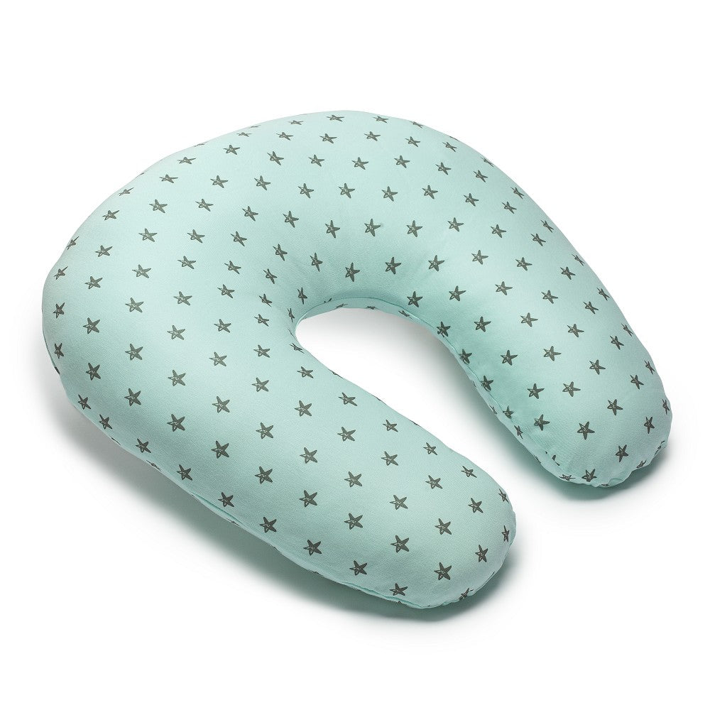 Almofada De Amamentação 65X65 Cms. Tecido Jersey Star Verde Interbaby