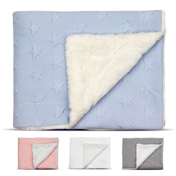 Interbaby Manta 80 x 110 Coralina Universo Azul