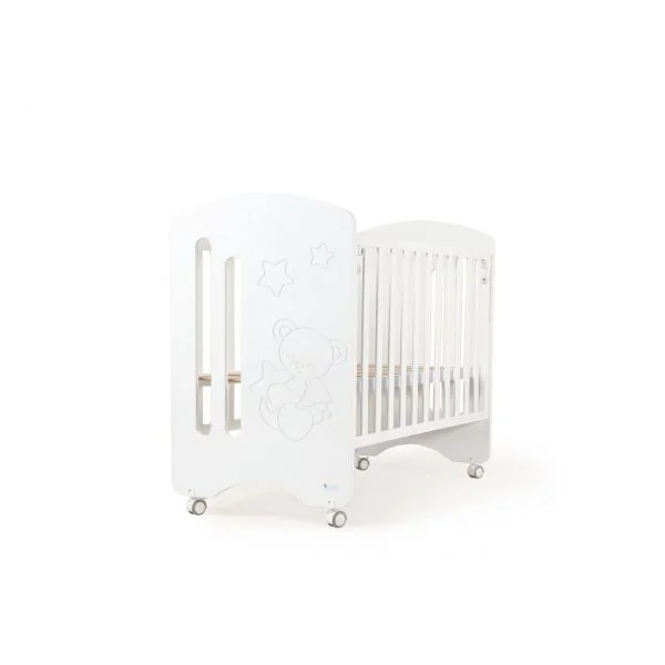 Berço Interbaby Cama de Grades 60x120 Lovely Branco Color
