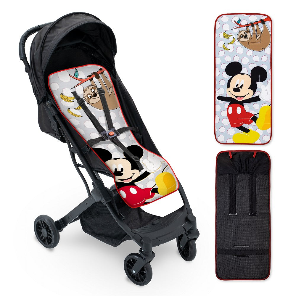 Forro Para Carrinho + Protetor De Cinto Mickey Interbaby