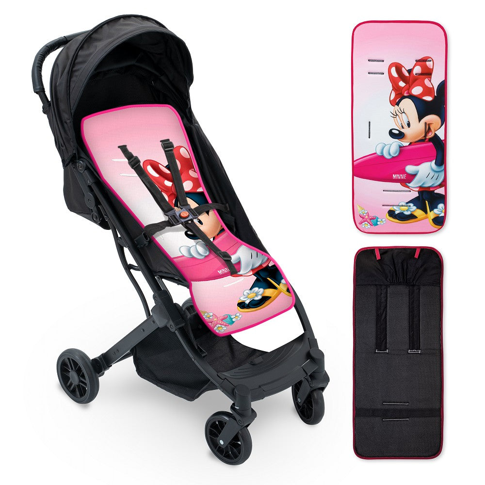 Forro Para Carrinho + Protetor De Cinto Minnie Interbaby