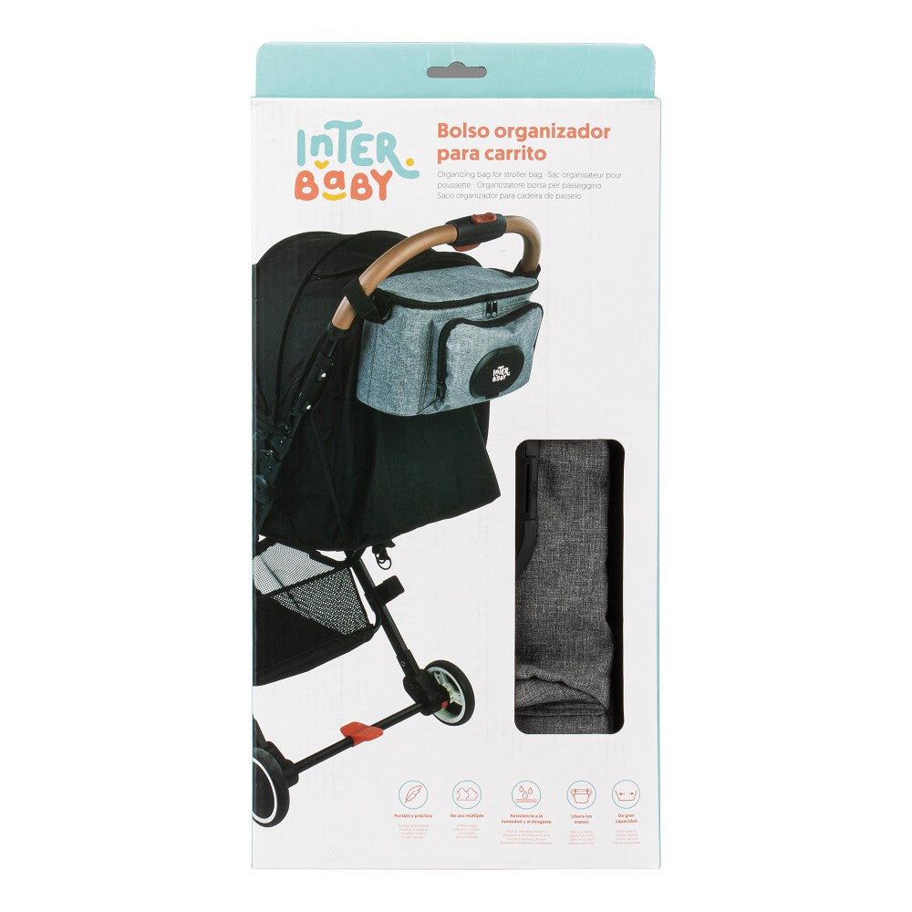 Saco De Organização Cinza Interbaby