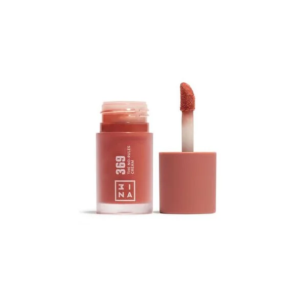 3ina The No-rules Cream Maquilhagem Multifuncional para Olhos, Lábios e Rosto Tom 369 Soft, Pink Brown 8ml