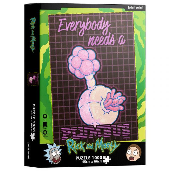 Sd Toys Rick e Morty Plumbus Puzzle 1000 peças