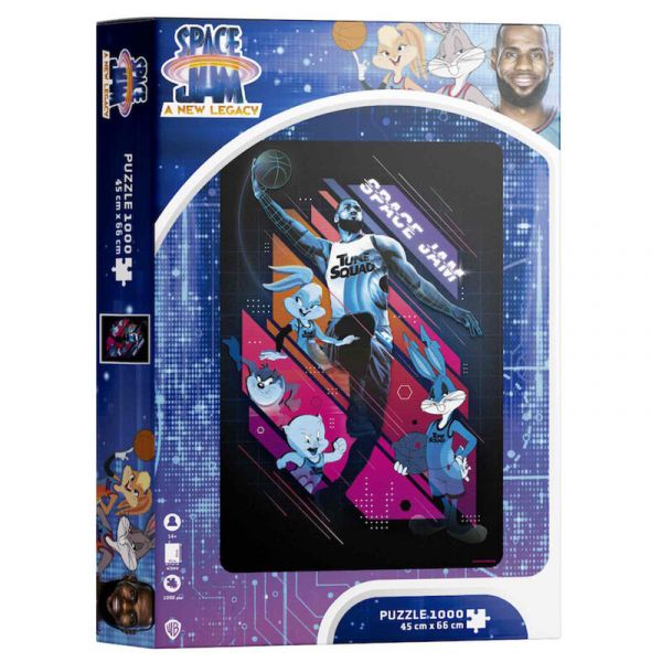 Sd Toys Space Jam 2 Lebron Mate Puzzle 1000 peças