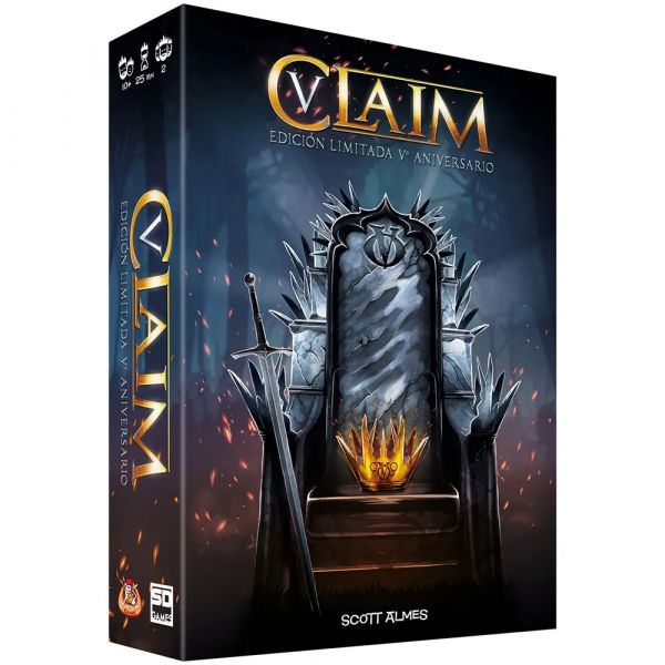 SD Games Jogo De Tabuleiro Claim V Anniversary Edição Limitada