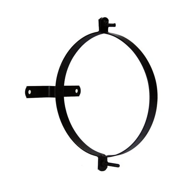 Wolfpack Braçadeira para Tubo de Fogão Vitrificado com Suporte 120 mm. (2 Peças)