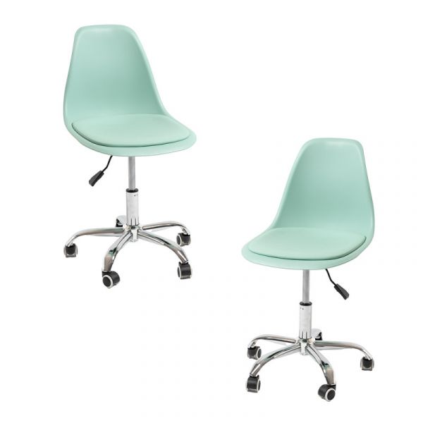 Presentes Miguel Conjunto 2 Cadeiras Dami Office Celadon