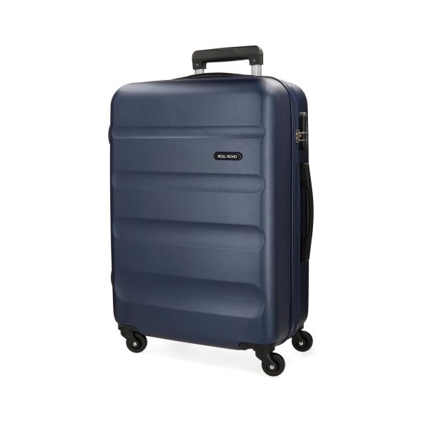 Roll Road Trolley de Viagem Azul Marinho 65 cm