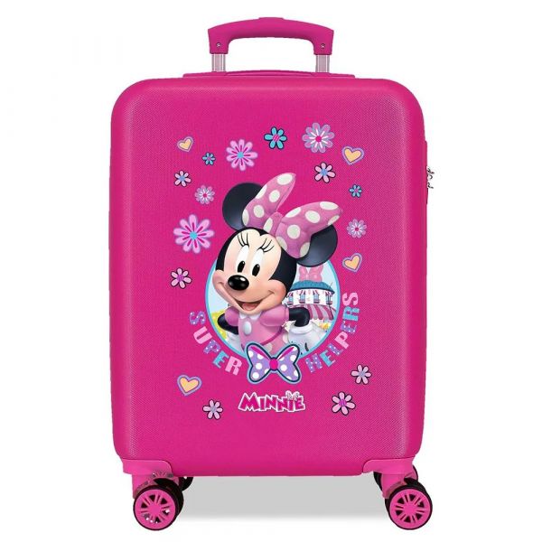 Disney Mala Com Rodinhas Minnie Super Helpers 34l Pink One Size