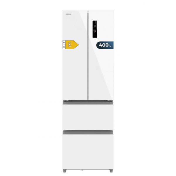 Frigorífico Americano Cecotec Bolero CoolMarket Combi F2D 400 White 400L Classe E