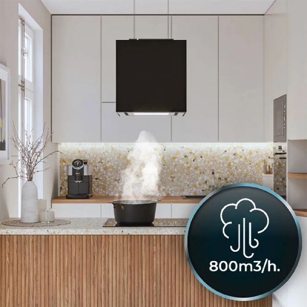 Exaustor Cecotec Bolero Flux Cct 448000 Glass 44 cm Classe A++
