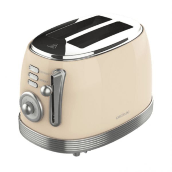 Cecotec Torradeira Vintage 800 Bege - 03212
