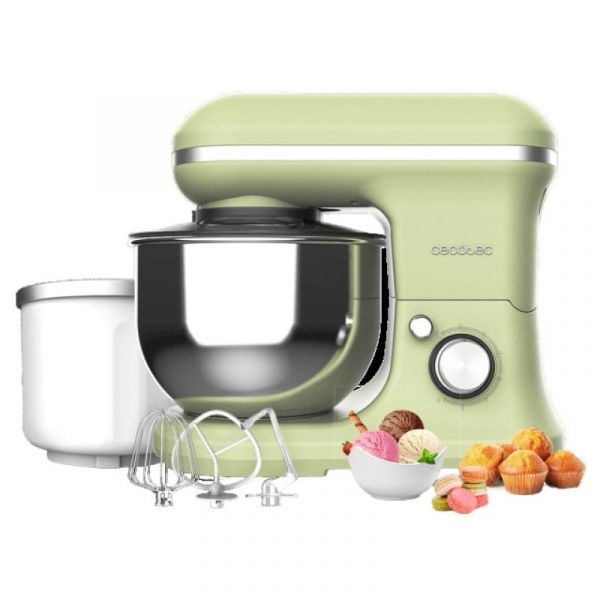 Batedeira Cecotec Cecomixer Merengue Ice-Cream Green Batedeira 5 Funções 5L 1200W Verde