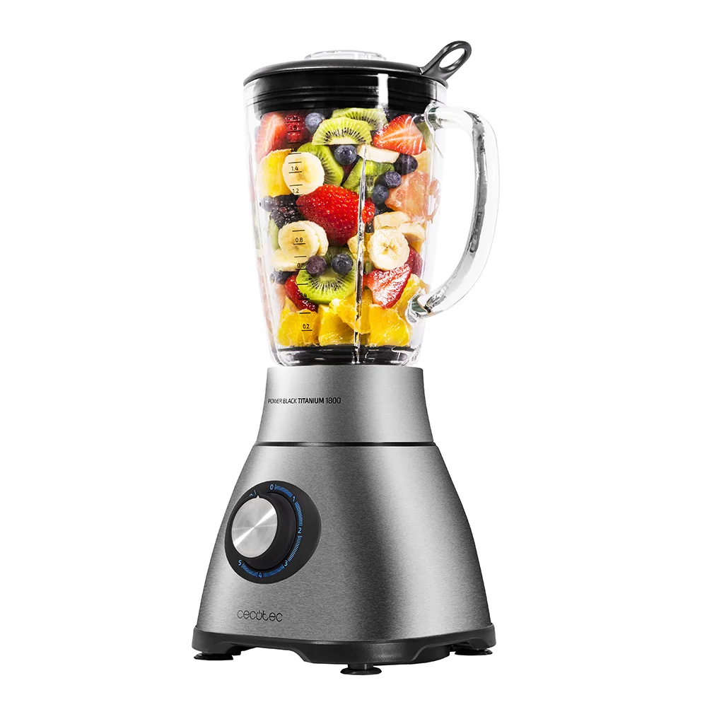 Liquidificadora Cecotec Power Black Titanium 2.1L 1800W