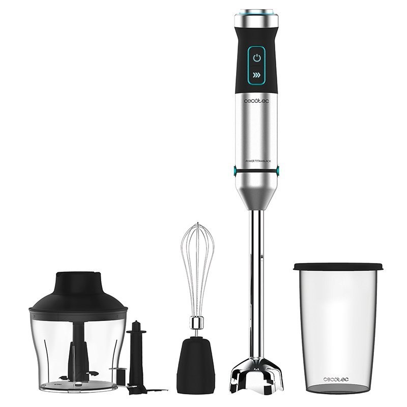 Varinha Mágica Cecotec Power TitanBlack 1500 XL | 1500W, Turbo, 800ml