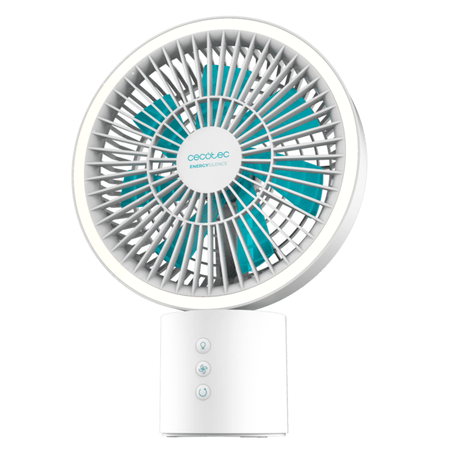 Cecotec Ventilador de Mesa EnergySilence 8000 Portable Light Desk 10W Branco